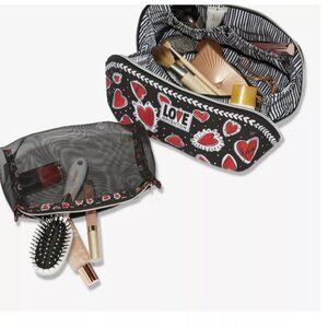 Brighton Hearts A Flutter Cosmetic Bag